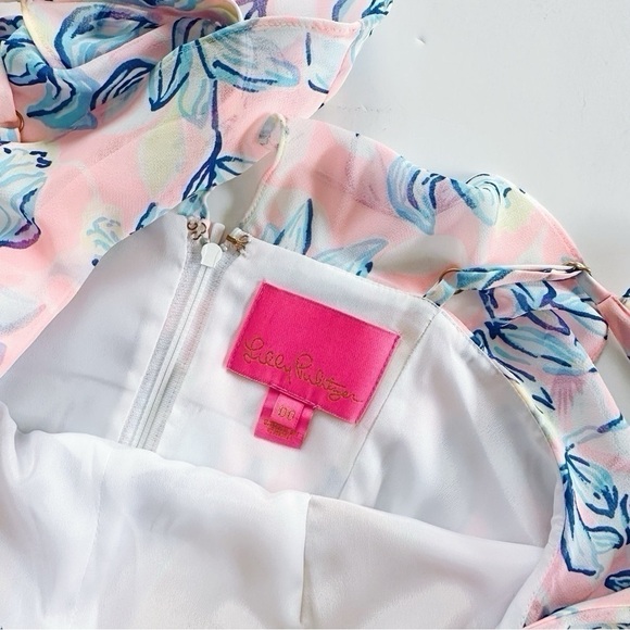 Lilly Pulitzer Riland Sweet Pea Pink Chasing The Sun Maxi Dress - Picture 7 of 10